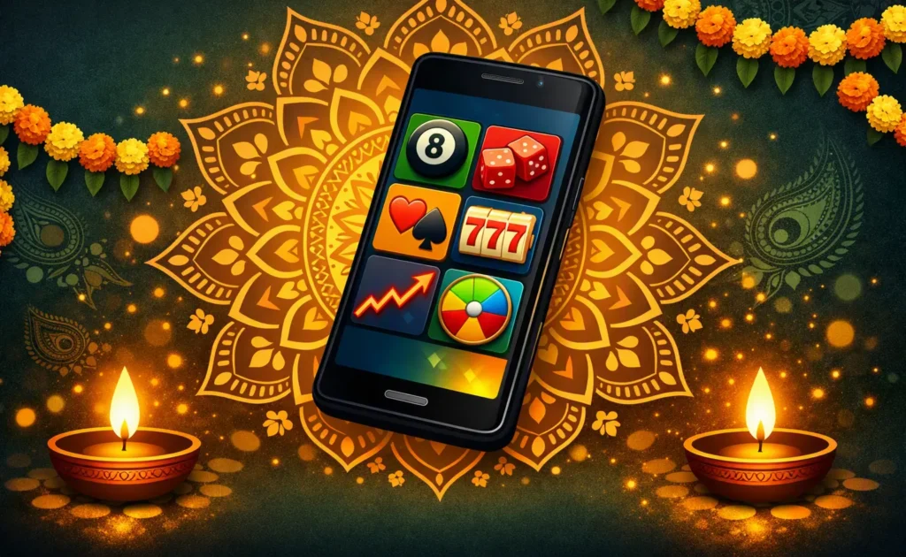 Bingo 101 all games lobby with Indian festive theme